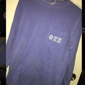 Phi sigma sigma long sleeve shirt